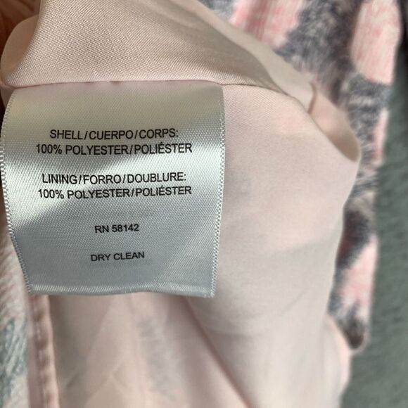 Gal Meets Glam Lizzie Dress Size 4 Pink‎ Uptown Floral Long Sleeve Midi Spring - Picture 7 of 15